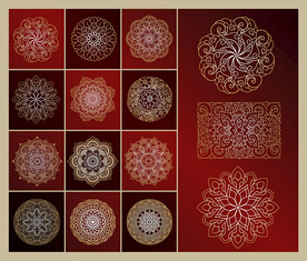 矢量传统中式装饰图案