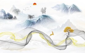 中式背景墙图片