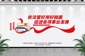 档案室标语文化墙