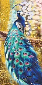 孔雀装饰画