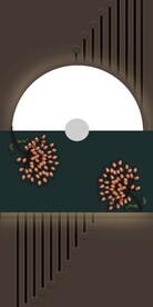 灯影装饰画玄关装饰画几何装饰画