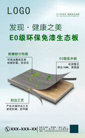 板材宣传海报