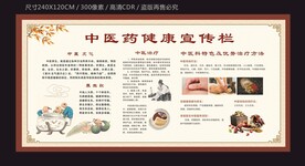 中医药健康宣传栏