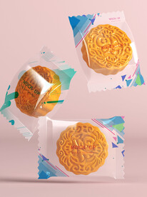 原创3D月饼样机