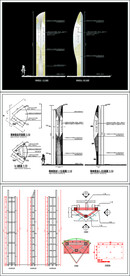 白色高端现代地产精神堡垒