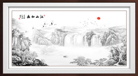 水墨山水画