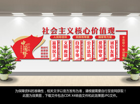 社会主义核心价值观文化墙