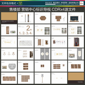 营销中心标识导视