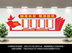 精准扶贫文化墙