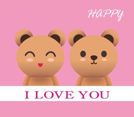 两只可爱的小熊