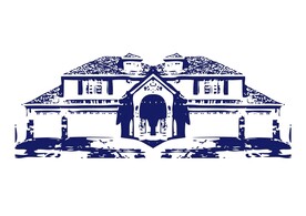 手绘房屋建筑矢量图