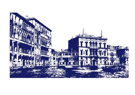 手绘建筑矢量图