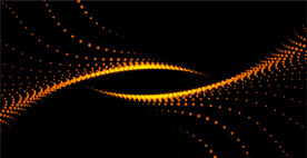 漩涡发光粒子背景