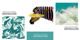 晶瓷画 抽象画 斑马