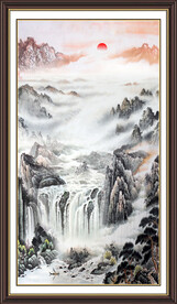 玄关山水画