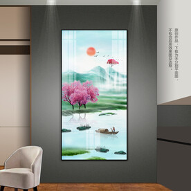 中国风客厅玄关装饰画床头挂画