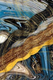 现代抽象流体画