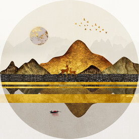 装饰画 新中式 抽象画