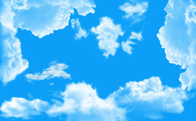 蓝天白云