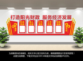 财政财税文化墙