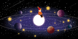 晶瓷画 抽象画 星河