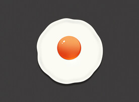 营养早餐煎鸡蛋PSD高清素材