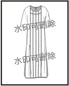服装设计连衣裙女装