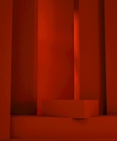 红色C4D海报背景