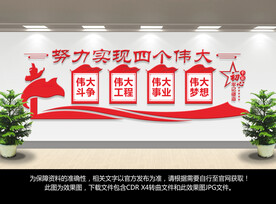 四个伟大文化墙