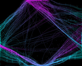 科技放射线条背景图