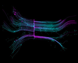 流体线条背景图