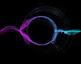 发光线条抽象背景