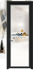 高清分层透明彩釉玻璃打印图