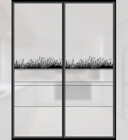 高清分层透明彩釉玻璃打印图