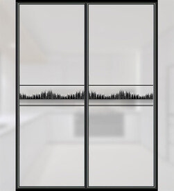 高清分层透明彩釉玻璃打印图