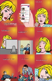 地产波普人物H5