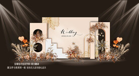 香槟色婚礼效果图