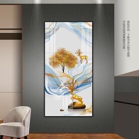 抽象玄关装饰画床头挂画沙发背景