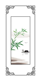 高清分层彩白彩透明底平开门