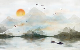 晶瓷画 抽象画 新中式