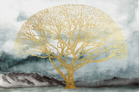 晶瓷画 树 新中式