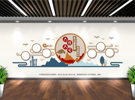 文明实践站文化墙