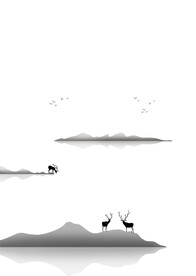 高清分层透明彩釉玻璃写真