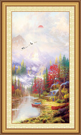 欧式乡村风景油画