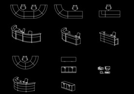 接待台CAD图库