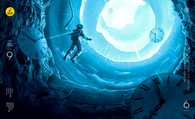 时空旅行合成海报