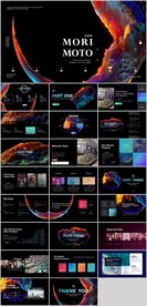 创意彩色ppt模板