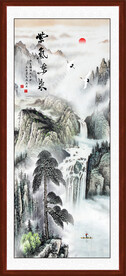 玄关山水画