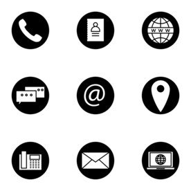 网络交流相关图标