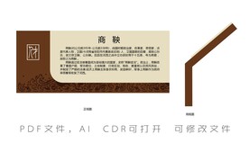 人才公园宣传栏立牌